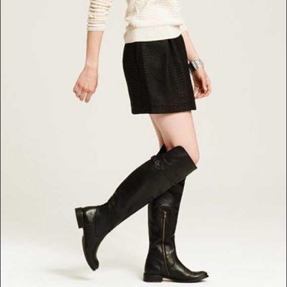 Frye Shirley Over the Knee Ash/Tan Leather Boot - Picture 16 of 16